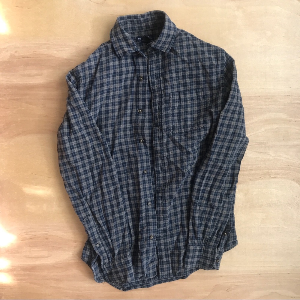 Gap Men’s Button Down Flannel Shirt